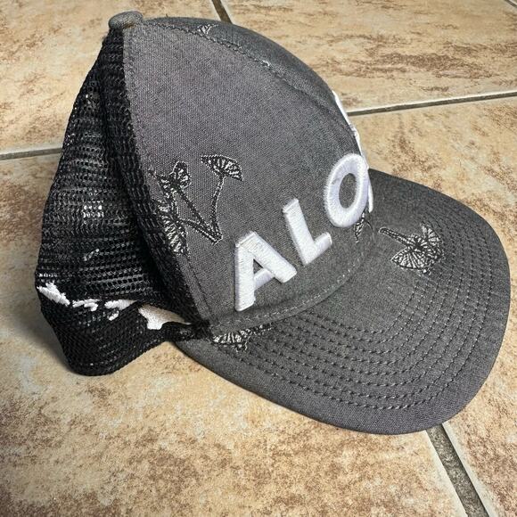 Sig Zane Hurley New Era Baseball Hat Snapback‎ Cap Aloha Hawaii Gray Floral main image 10